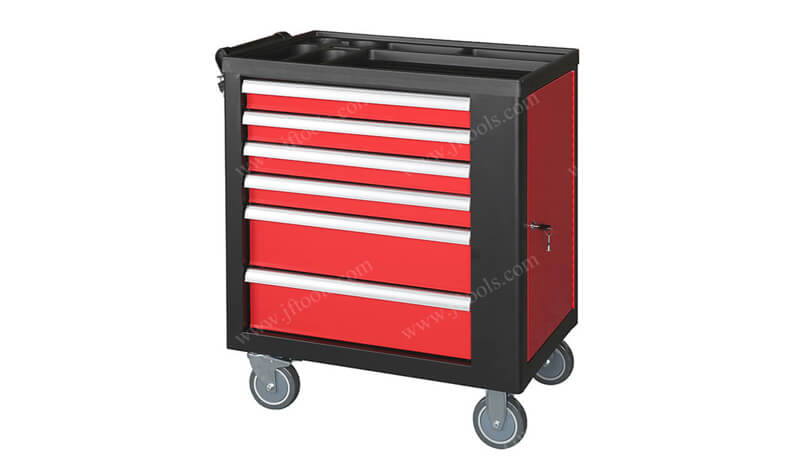 What are the key features to consider when choosing a metal tool cabinet or box